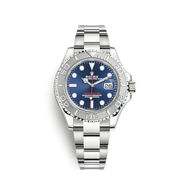 PRE-OWNED – YACHT-MASTER 40 – OYSTERSTEEL AND PLATINUM (BLUE)