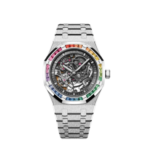 A watch with many colors of the same color.