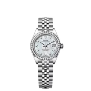 Datejust – Oyster, 31 mm, Oystersteel, white gold and diamonds