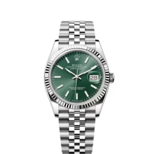 Datejust – Oyster, 36 mm, Oystersteel and white gold