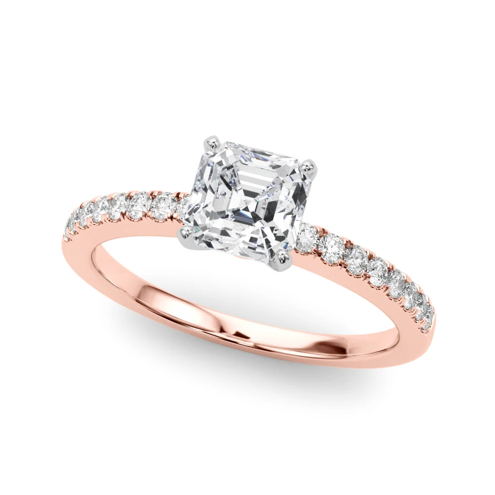 Single Row Diamond Engagement Ring - Image 126