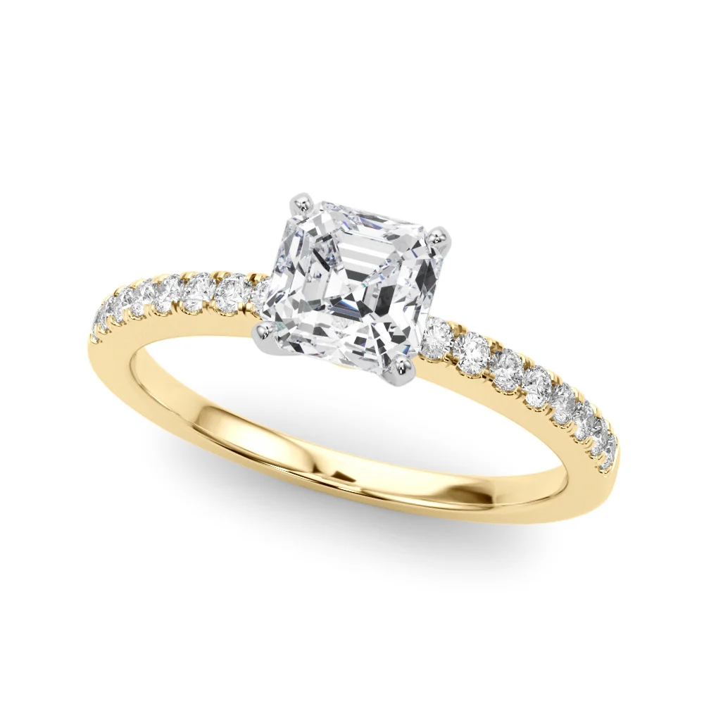 Single Row Diamond Engagement Ring - Image 122