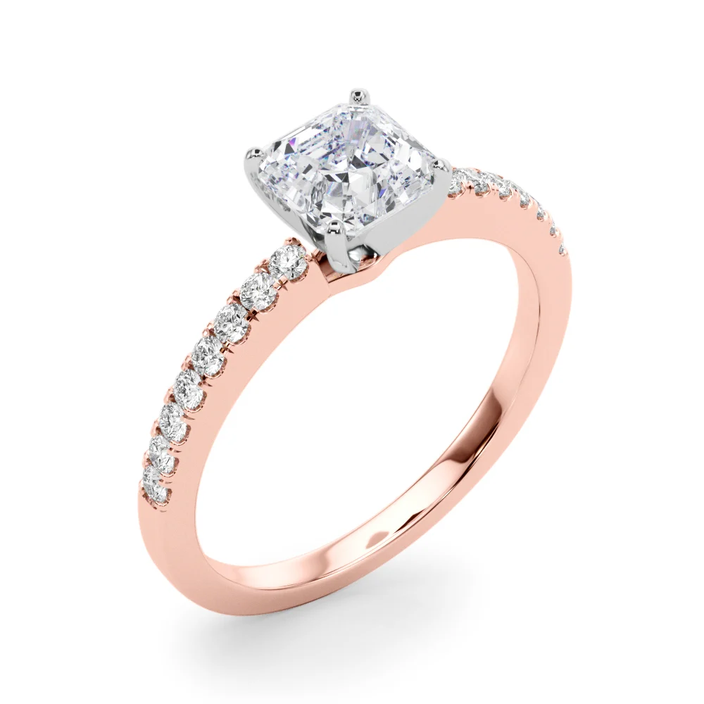 Single Row Diamond Engagement Ring - Image 129