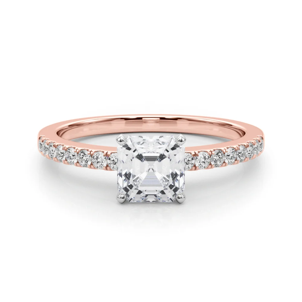 Single Row Diamond Engagement Ring - Image 128