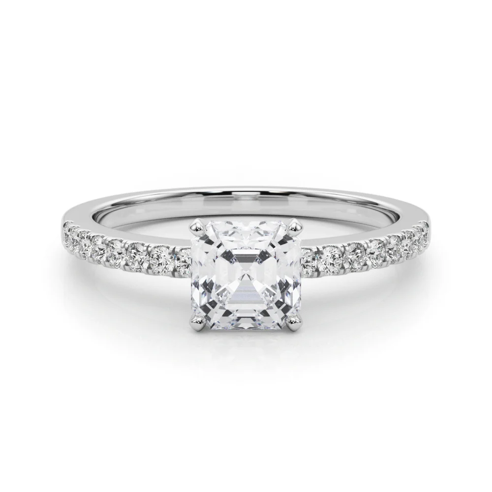 Single Row Diamond Engagement Ring - Image 120