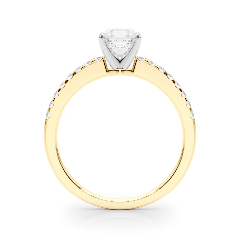 Single Row Diamond Engagement Ring - Image 123