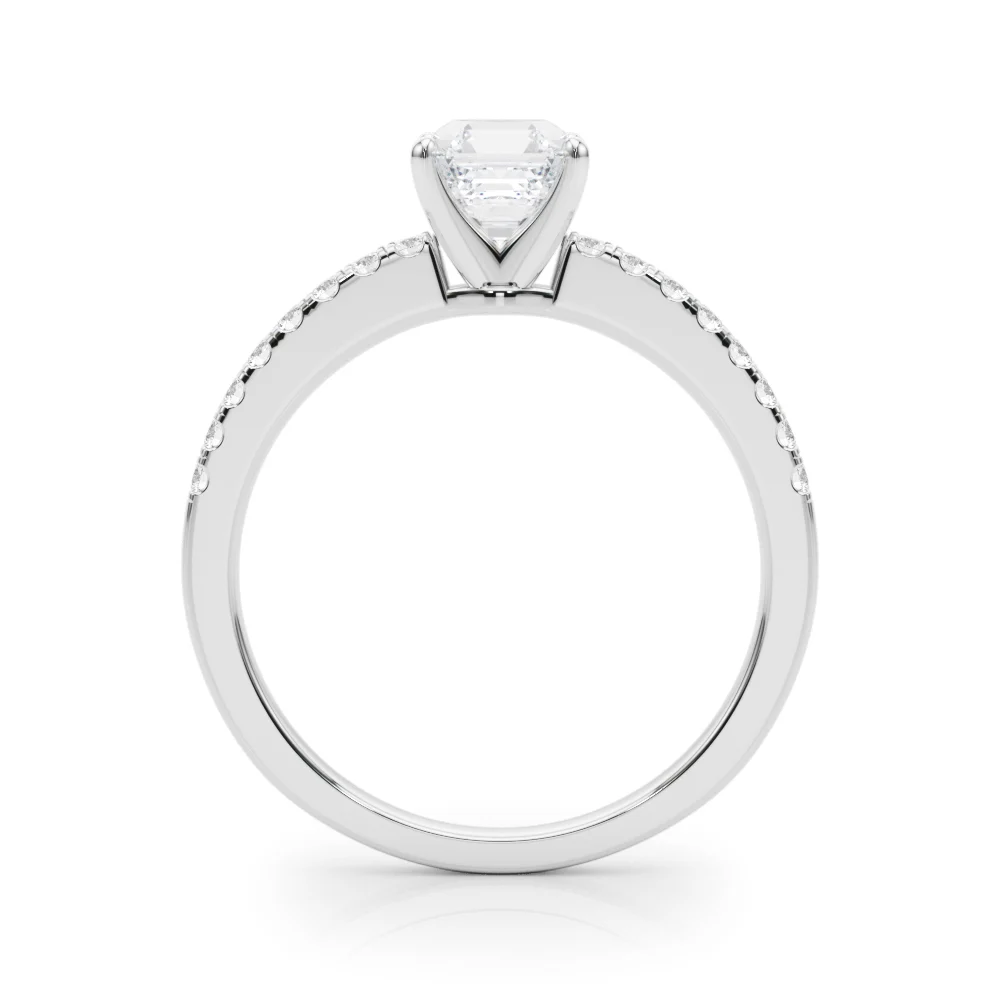 Single Row Diamond Engagement Ring - Image 119