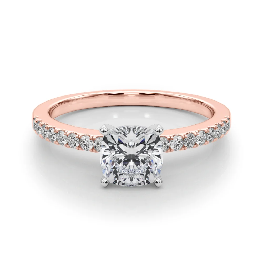 Single Row Diamond Engagement Ring - Image 70