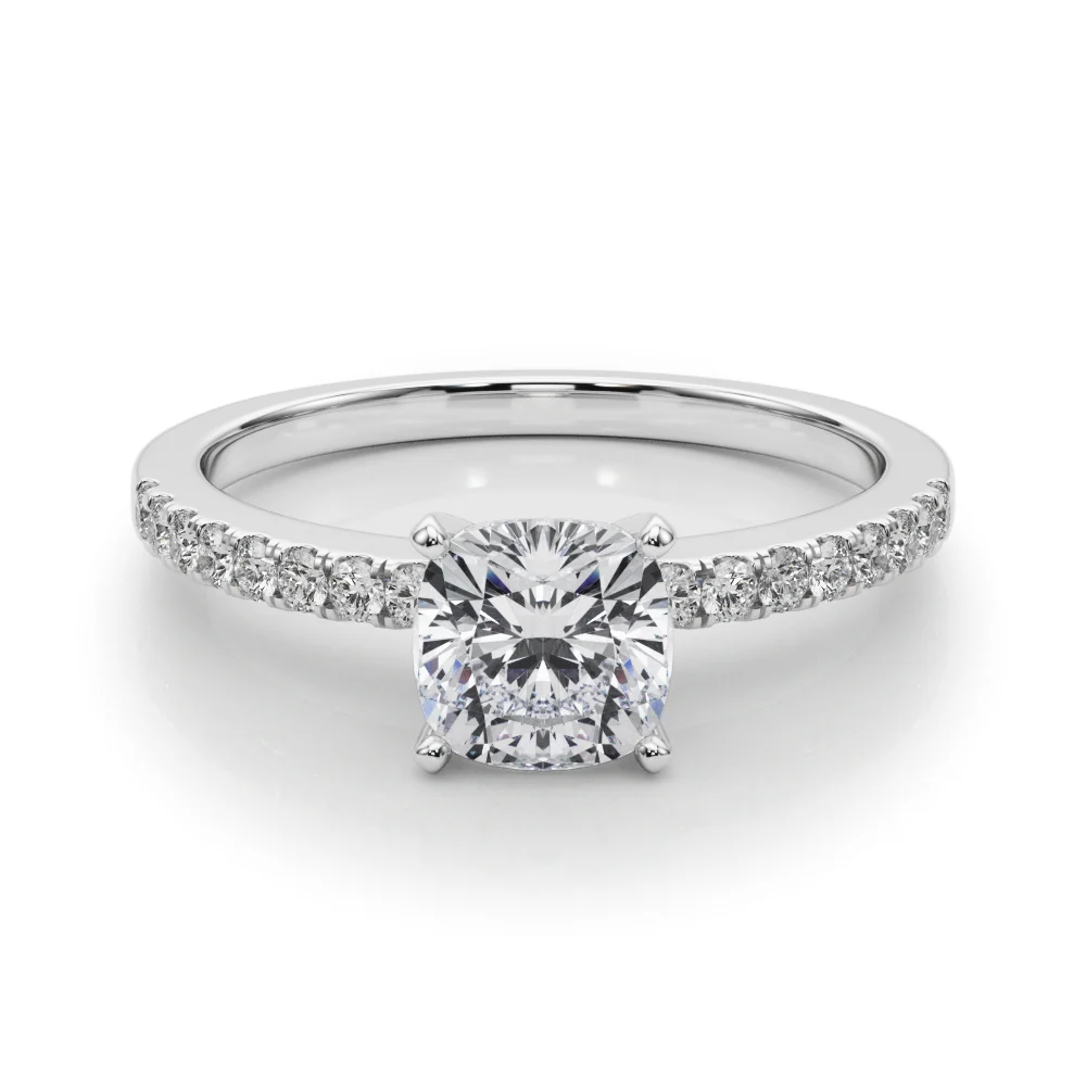 Single Row Diamond Engagement Ring - Image 60