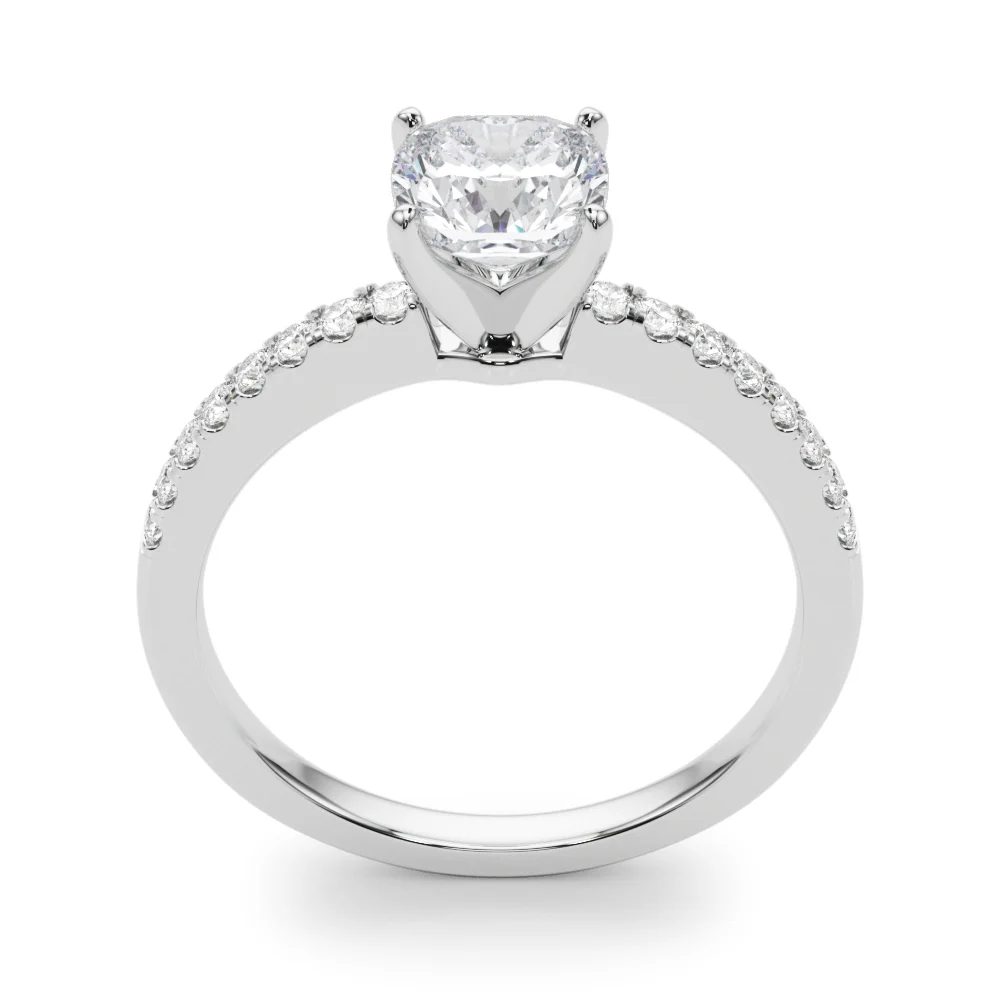 Single Row Diamond Engagement Ring - Image 61