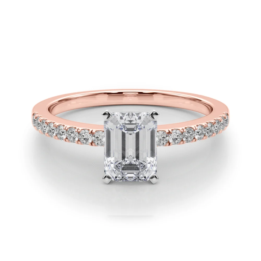 Single Row Diamond Engagement Ring - Image 28