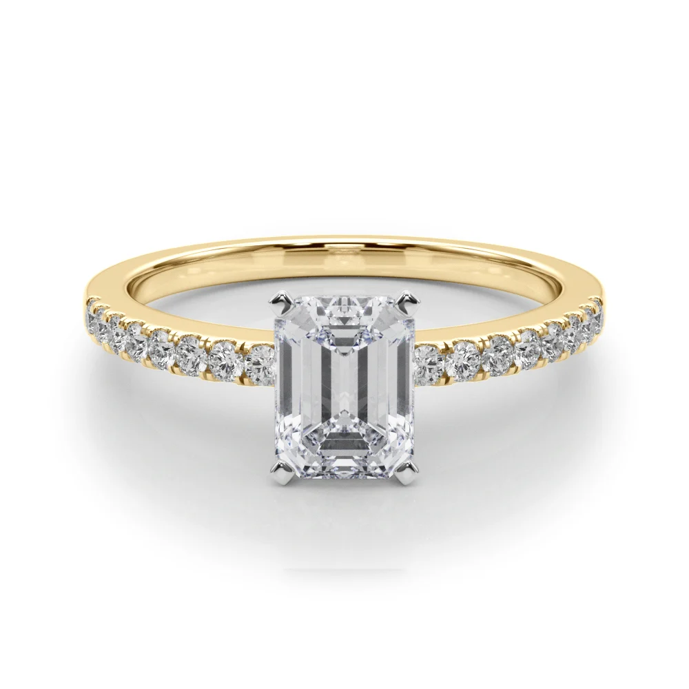 Single Row Diamond Engagement Ring - Image 23