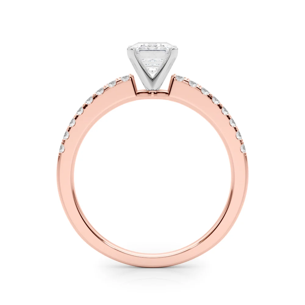 Single Row Diamond Engagement Ring - Image 27