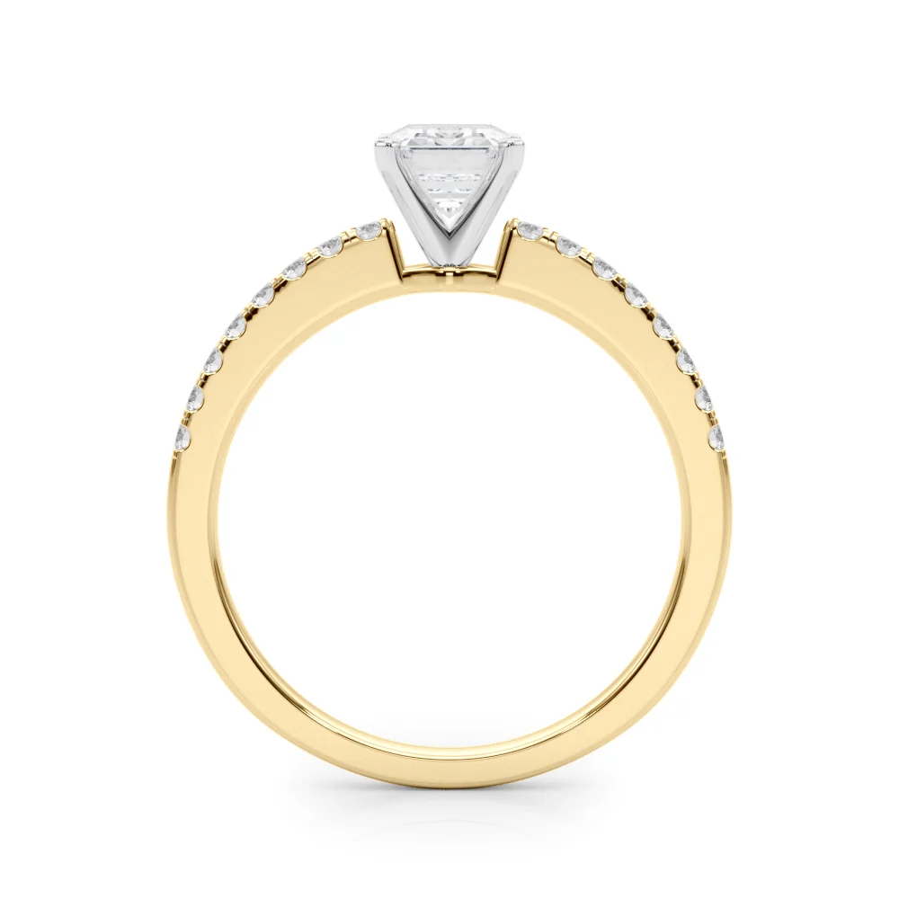 Single Row Diamond Engagement Ring - Image 22