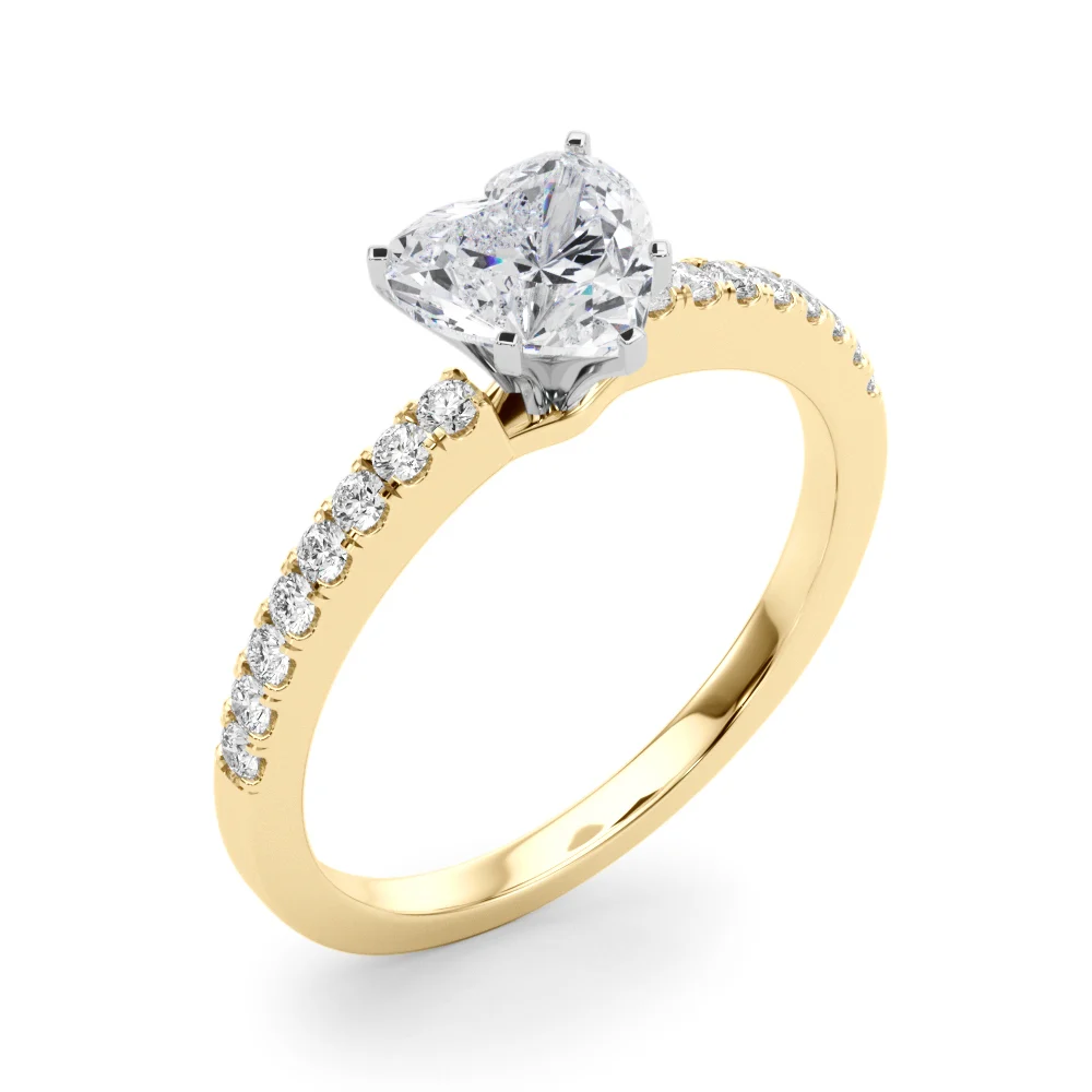 Single Row Diamond Engagement Ring - Image 137