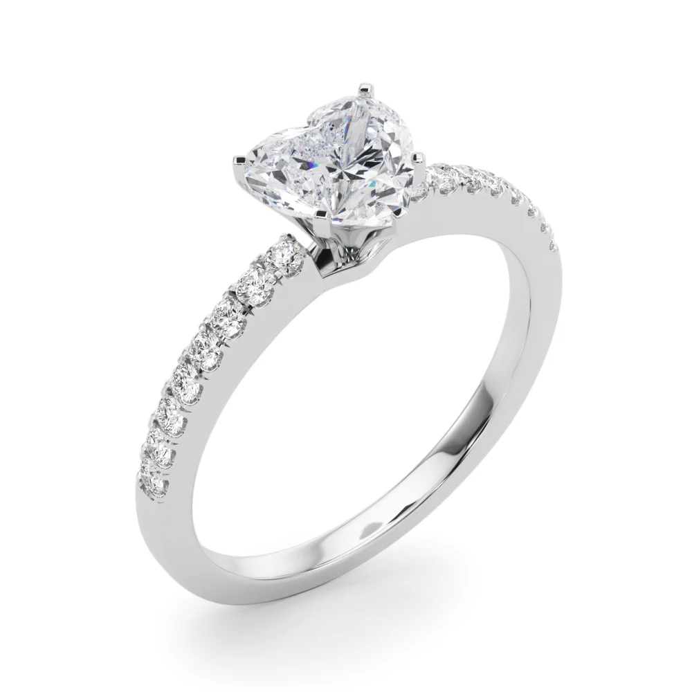 Single Row Diamond Engagement Ring - Image 133