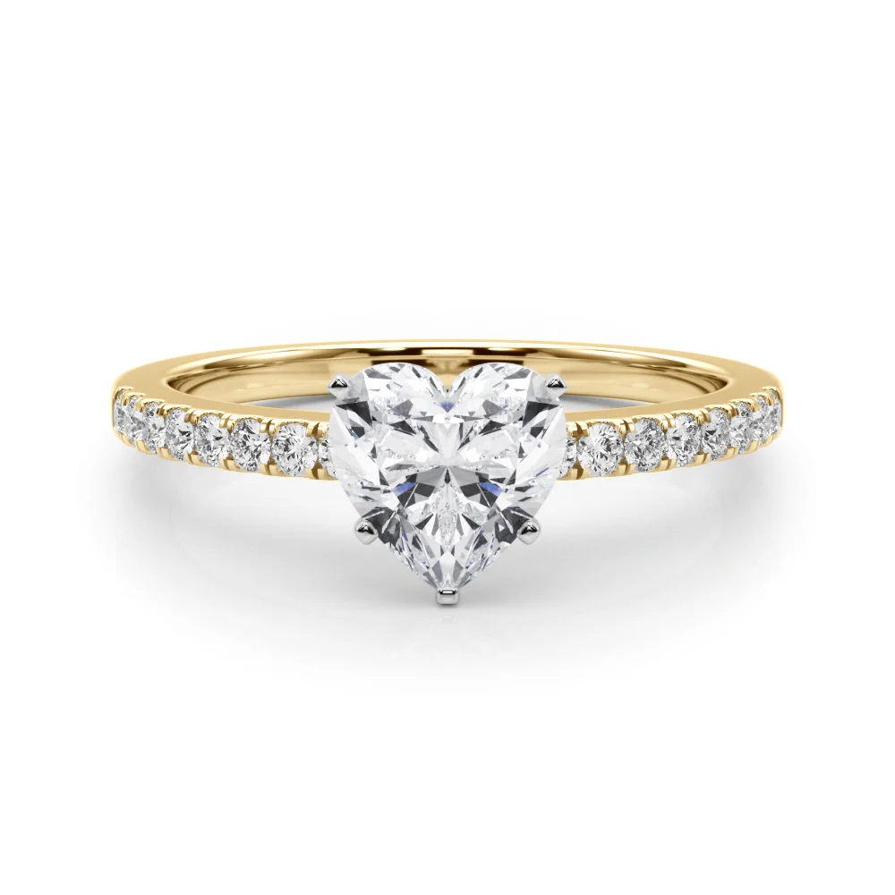 Single Row Diamond Engagement Ring - Image 136