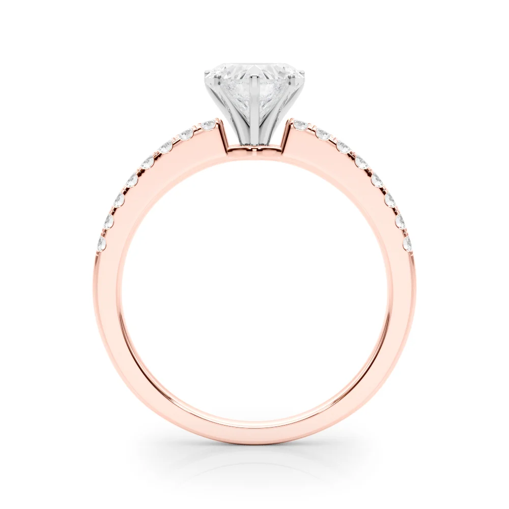 Single Row Diamond Engagement Ring - Image 139