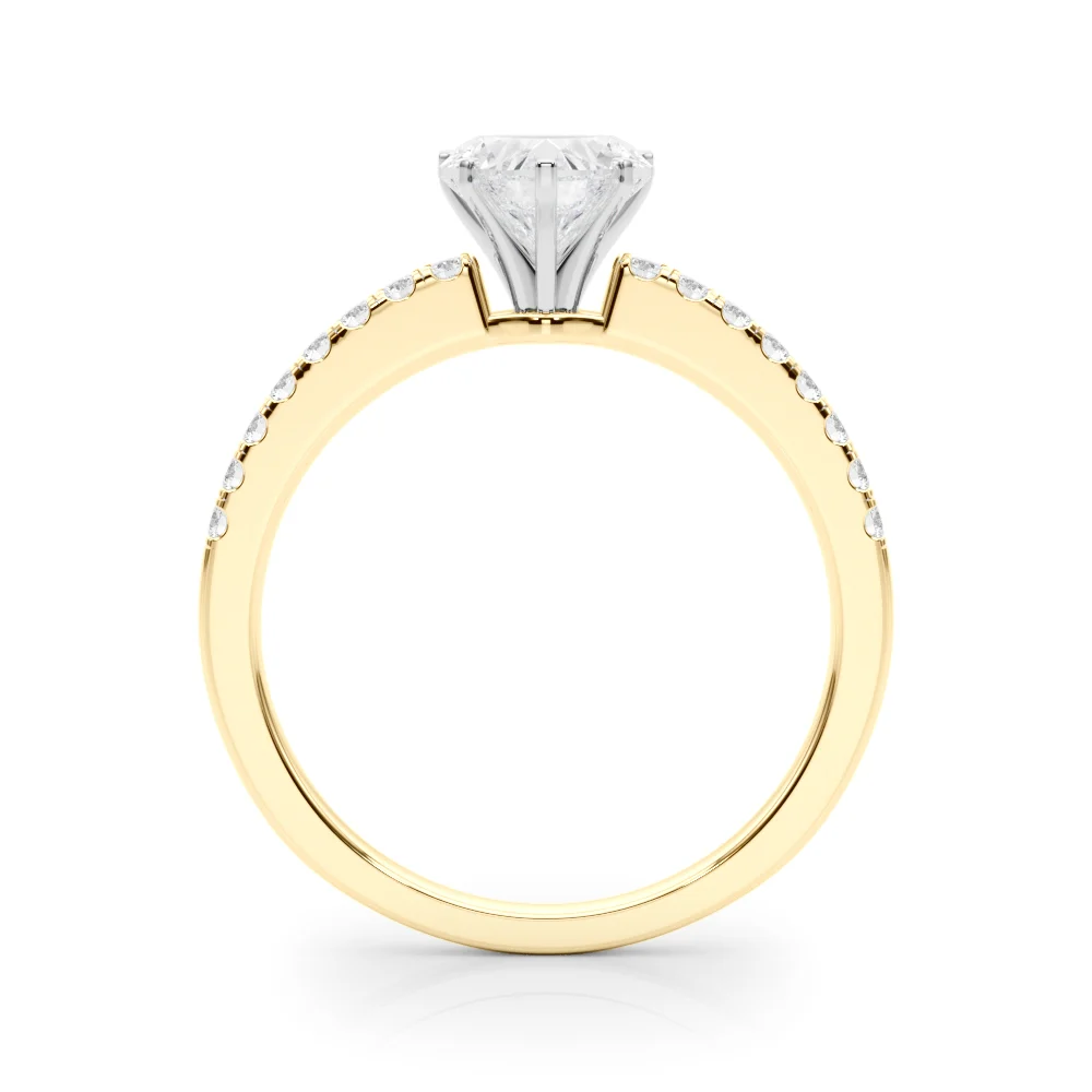 Single Row Diamond Engagement Ring - Image 135