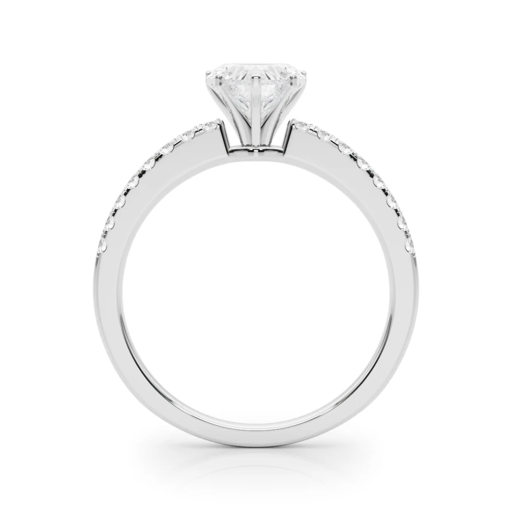 Single Row Diamond Engagement Ring - Image 131