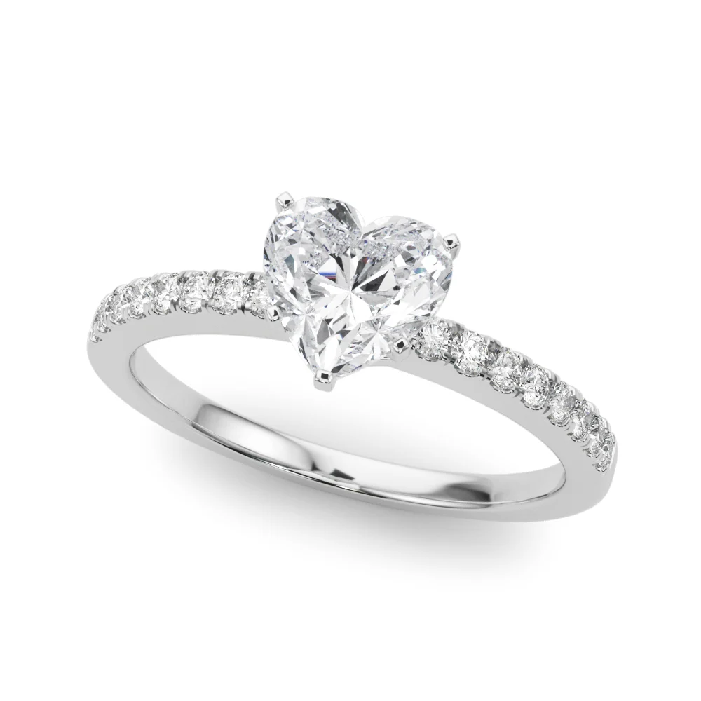Single Row Diamond Engagement Ring - Image 130