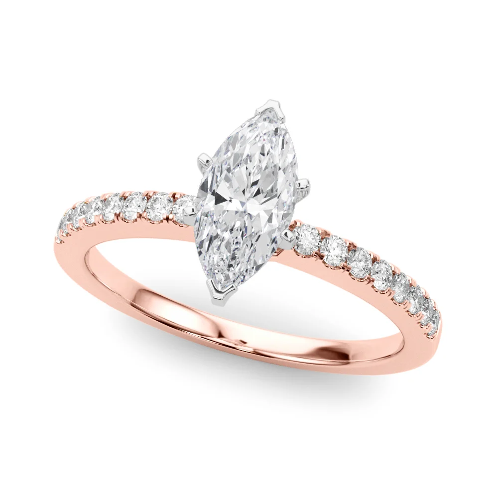 Single Row Diamond Engagement Ring - Image 113