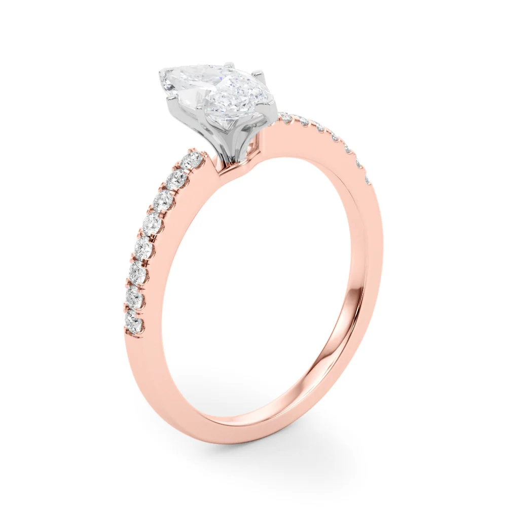 Single Row Diamond Engagement Ring - Image 117