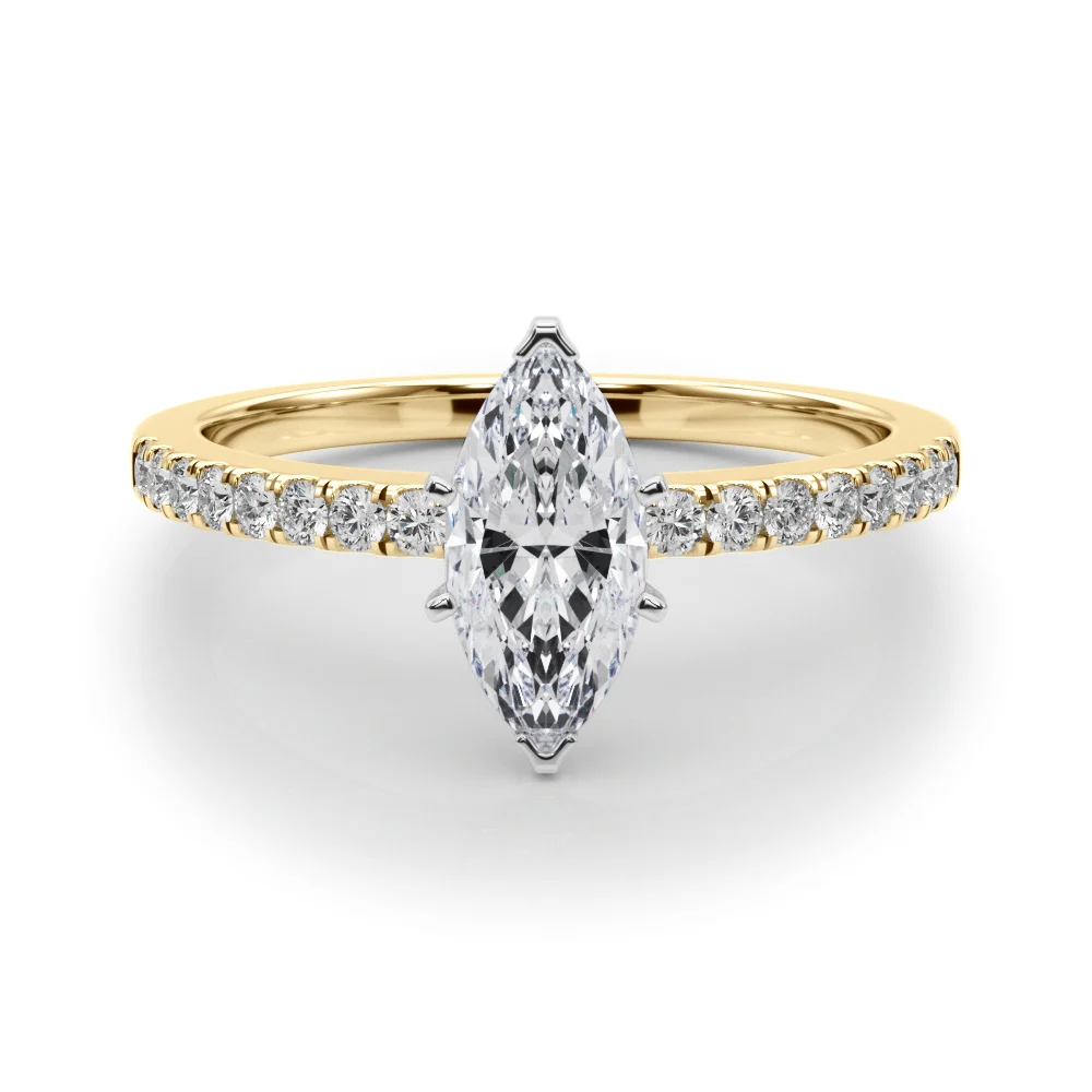 Single Row Diamond Engagement Ring - Image 110