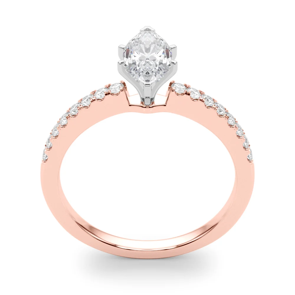 Single Row Diamond Engagement Ring - Image 116