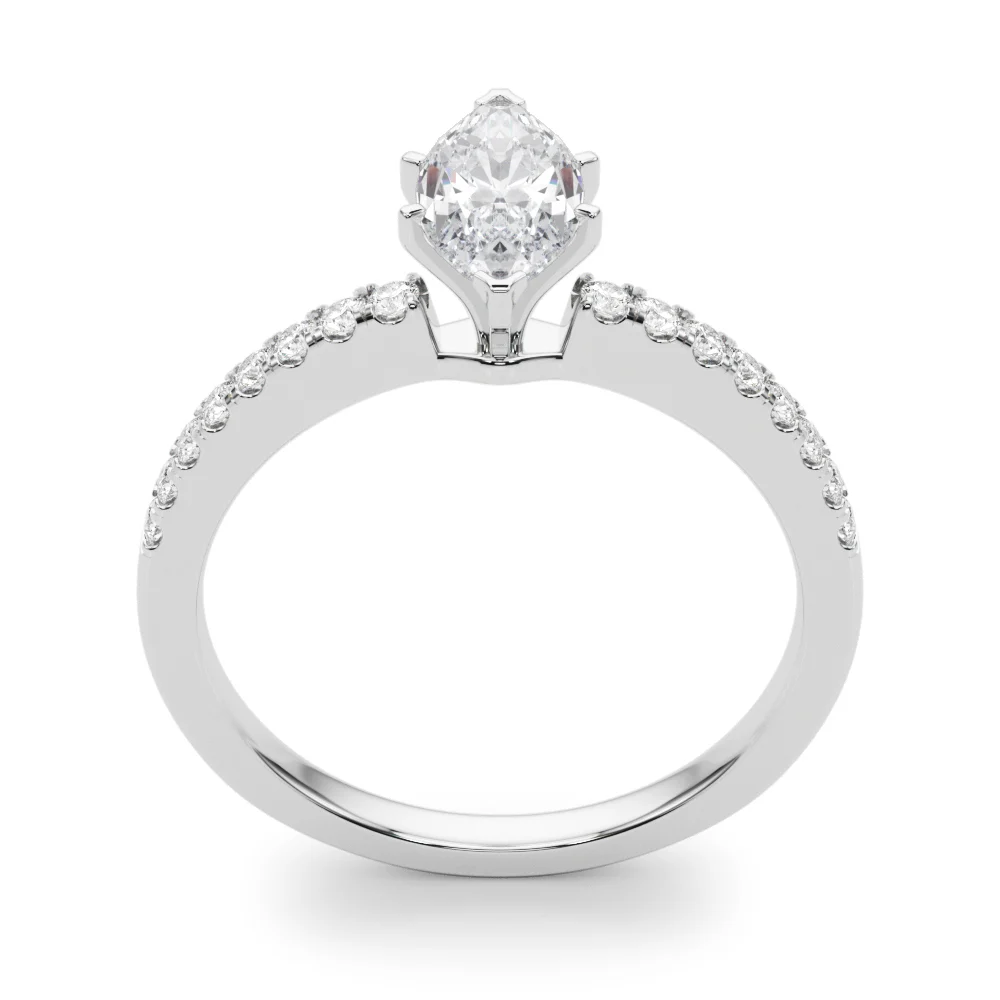 Single Row Diamond Engagement Ring - Image 106