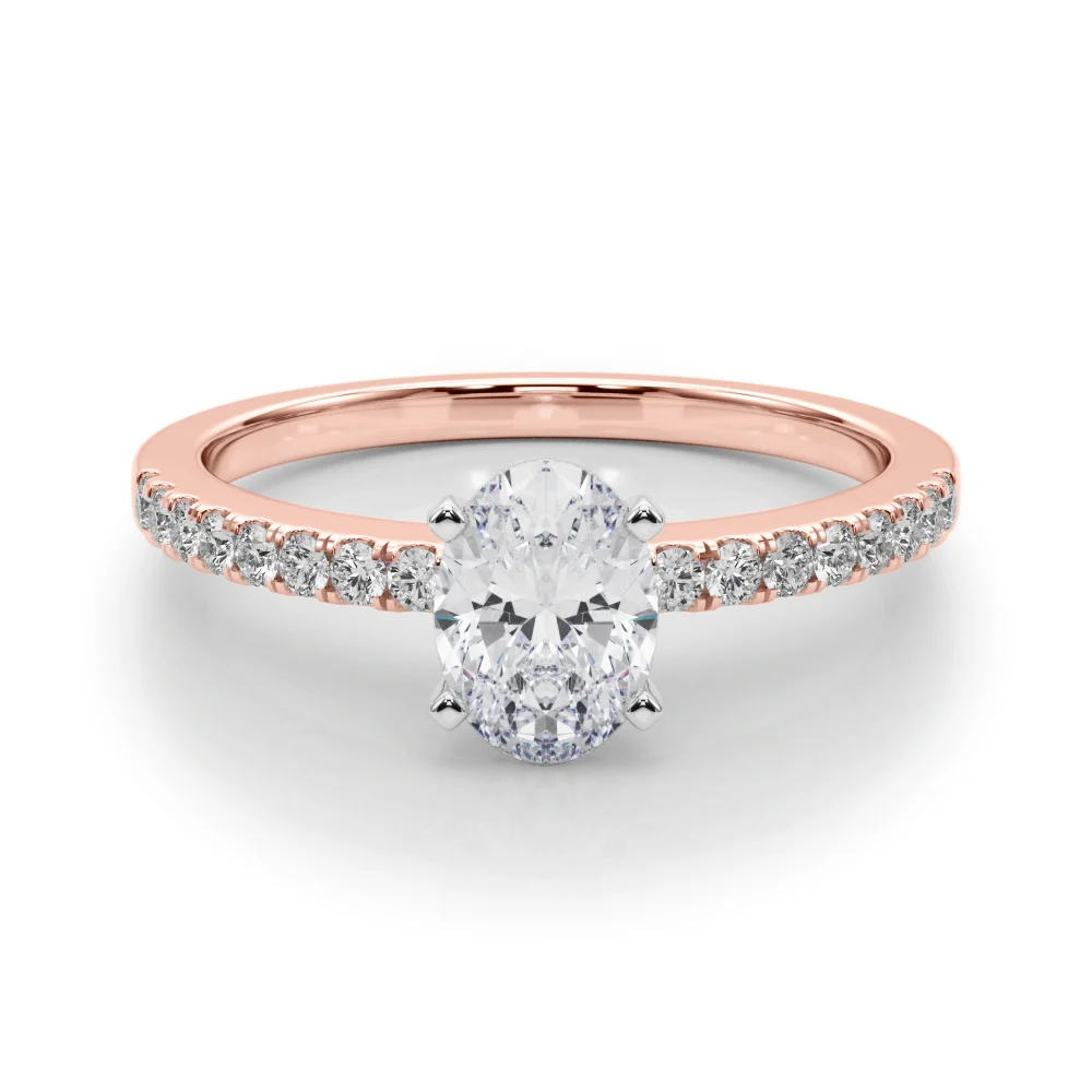 Single Row Diamond Engagement Ring - Image 55