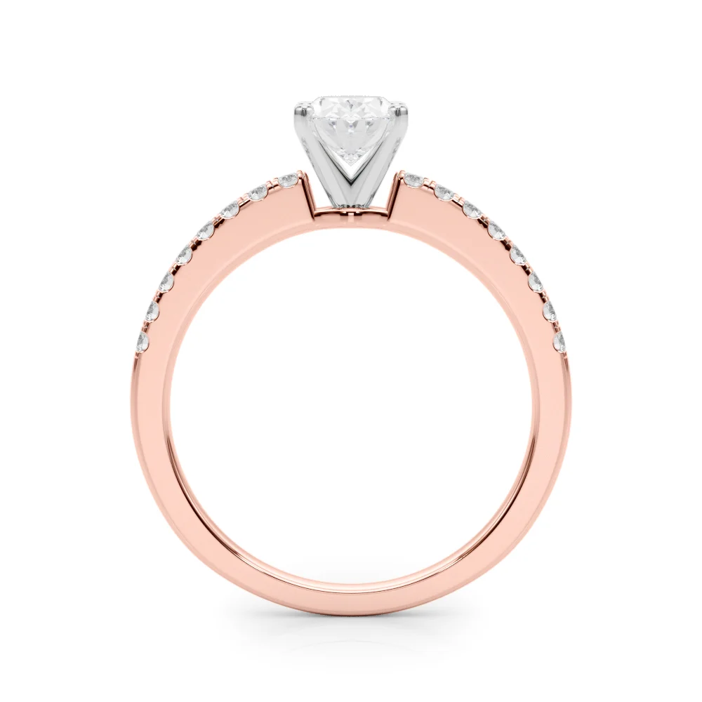 Single Row Diamond Engagement Ring - Image 54
