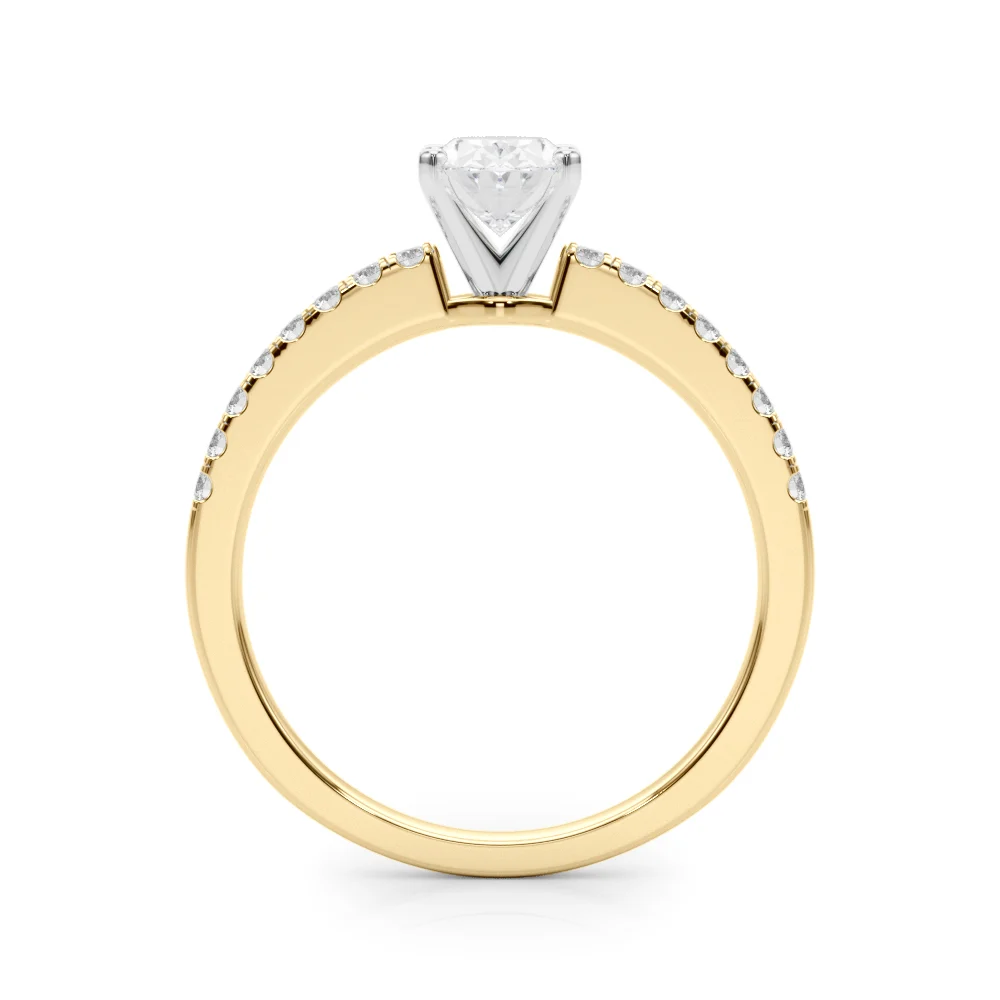 Single Row Diamond Engagement Ring - Image 49