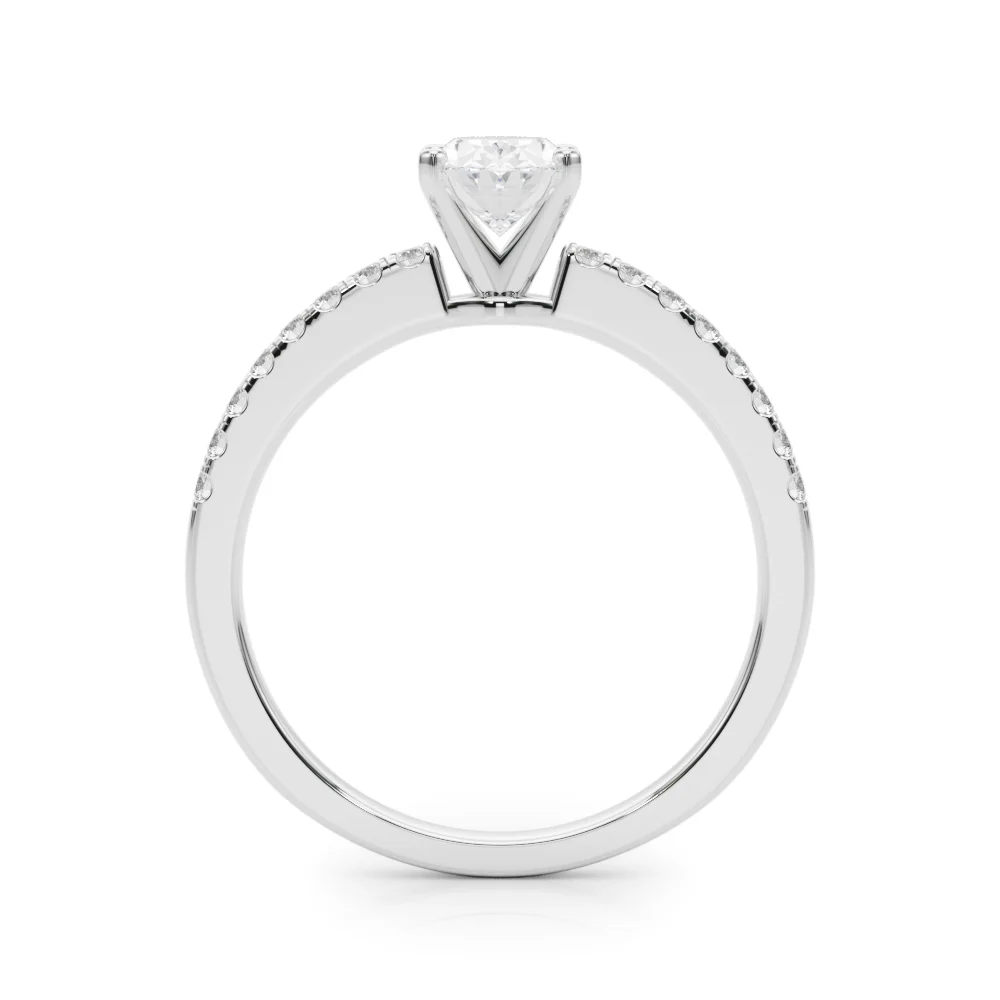 Single Row Diamond Engagement Ring - Image 44