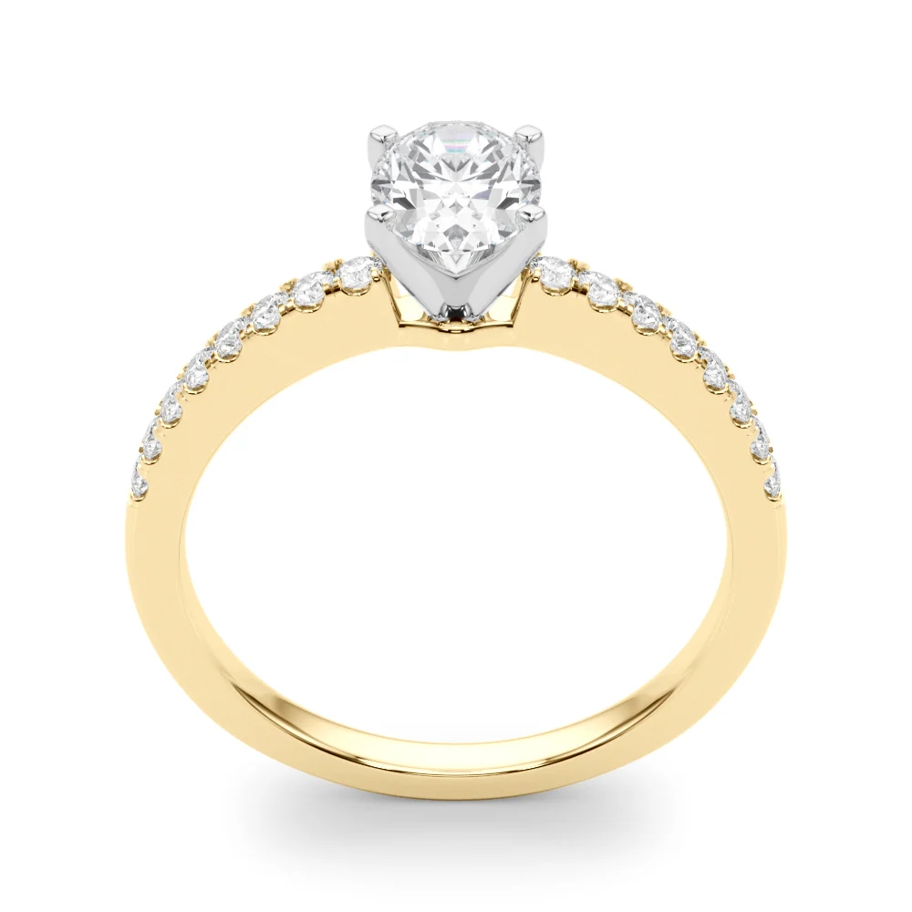 Single Row Diamond Engagement Ring - Image 51