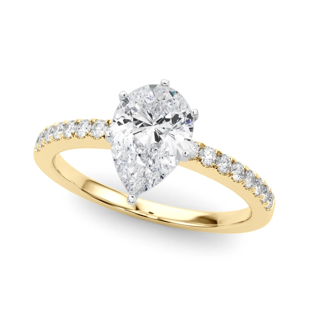 Single Row Diamond Engagement Ring - Image 93
