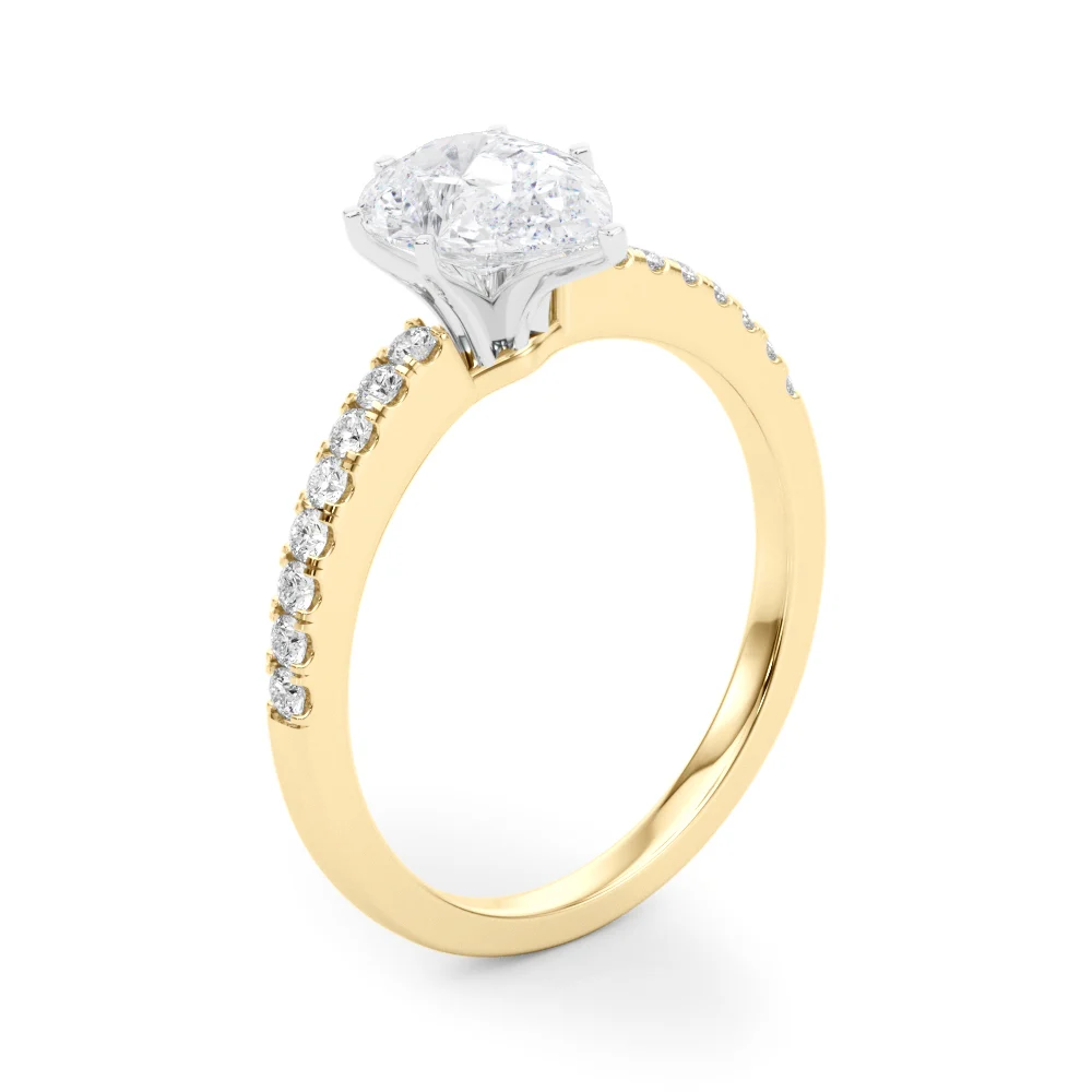 Single Row Diamond Engagement Ring - Image 97