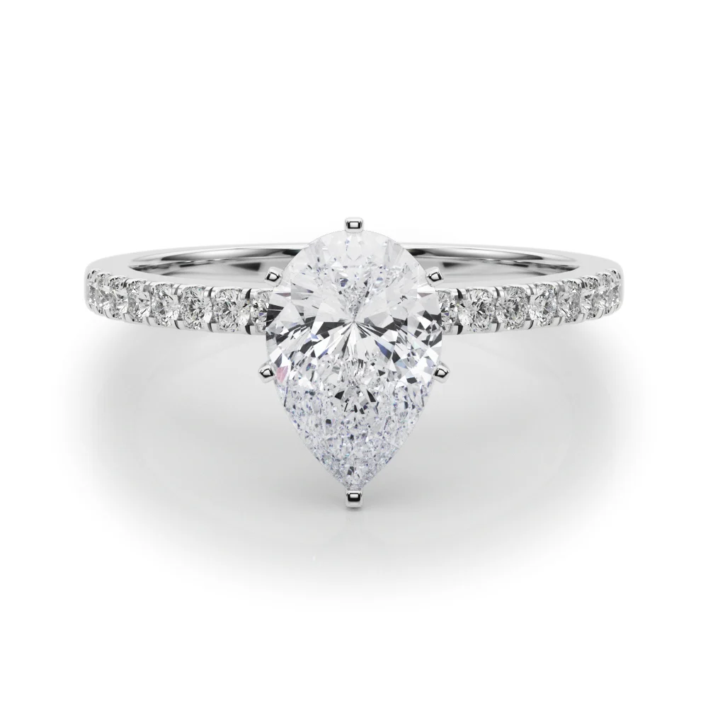 Single Row Diamond Engagement Ring - Image 90