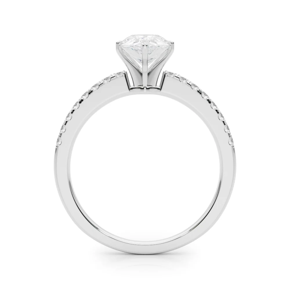 Single Row Diamond Engagement Ring - Image 89
