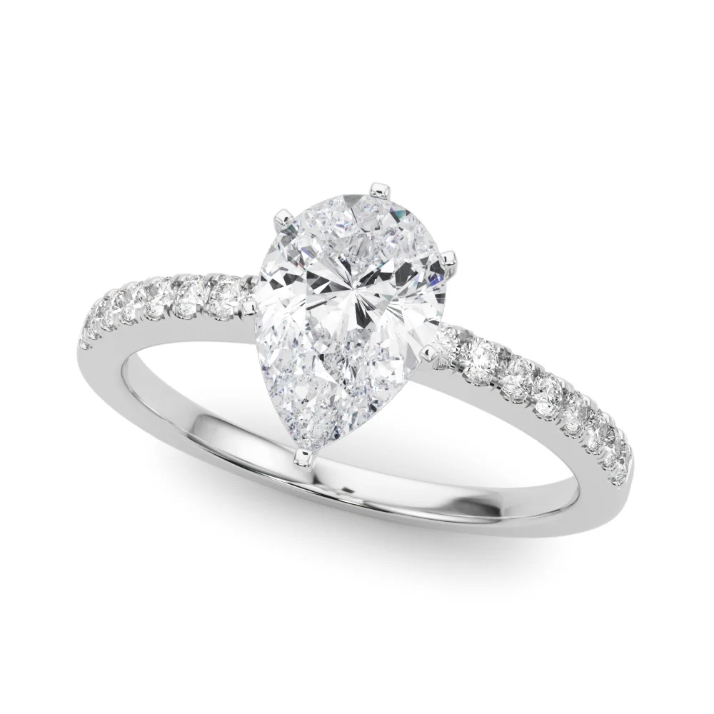 Single Row Diamond Engagement Ring - Image 88