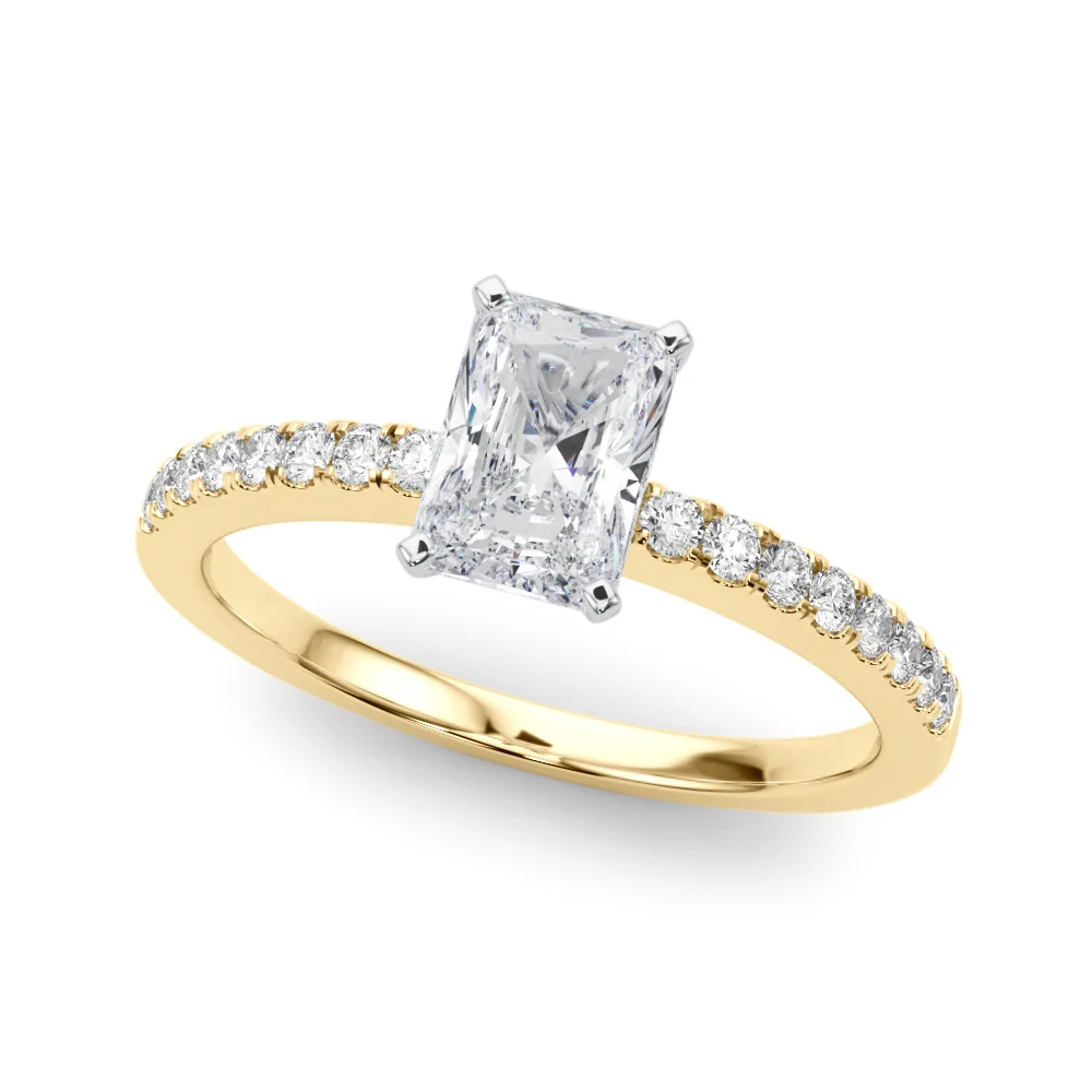 Single Row Diamond Engagement Ring - Image 35