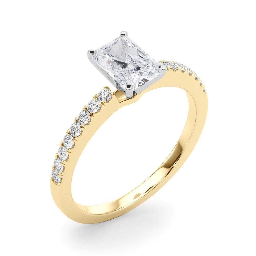 Single Row Diamond Engagement Ring - Image 38