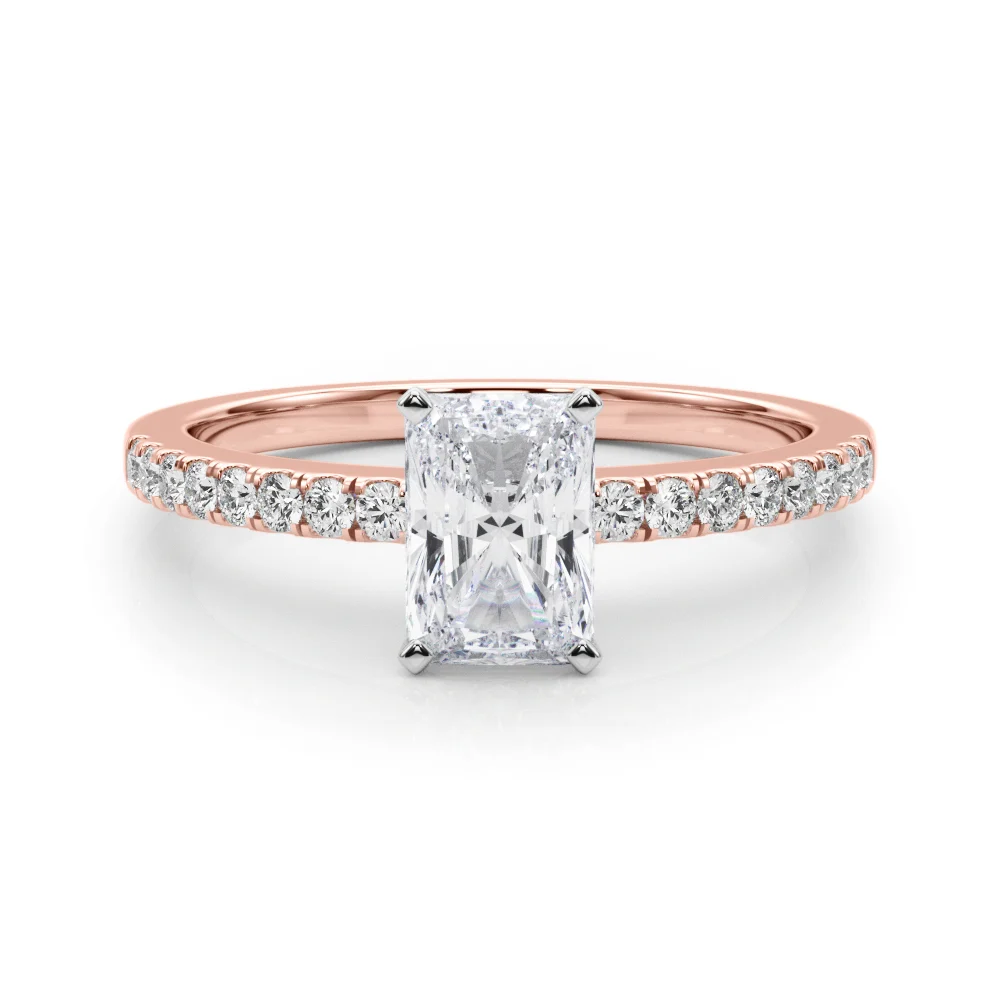Single Row Diamond Engagement Ring - Image 41
