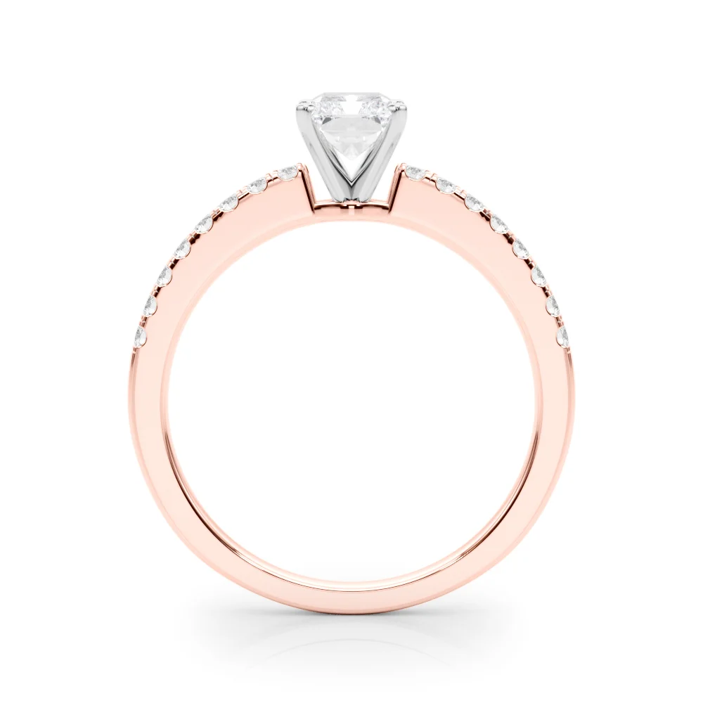 Single Row Diamond Engagement Ring - Image 40