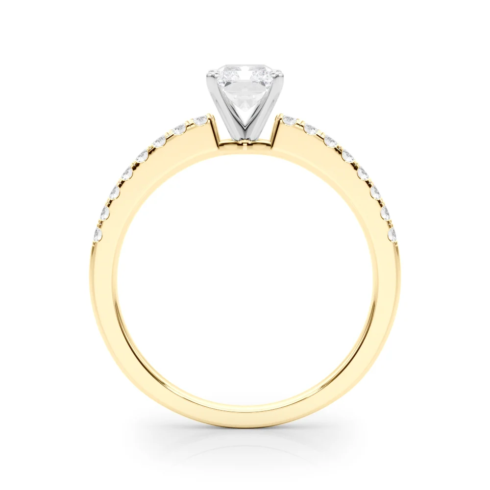 Single Row Diamond Engagement Ring - Image 36
