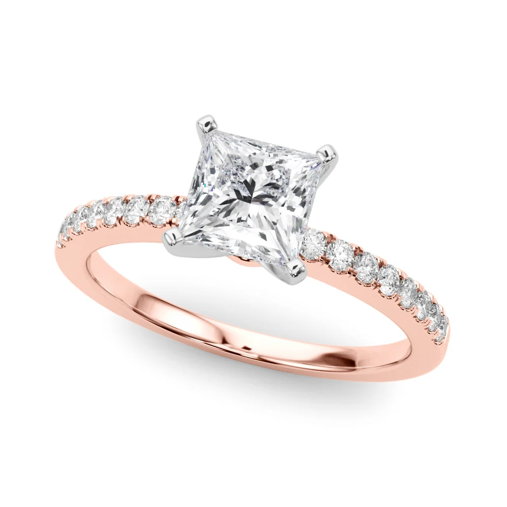 Single Row Diamond Engagement Ring - Image 83