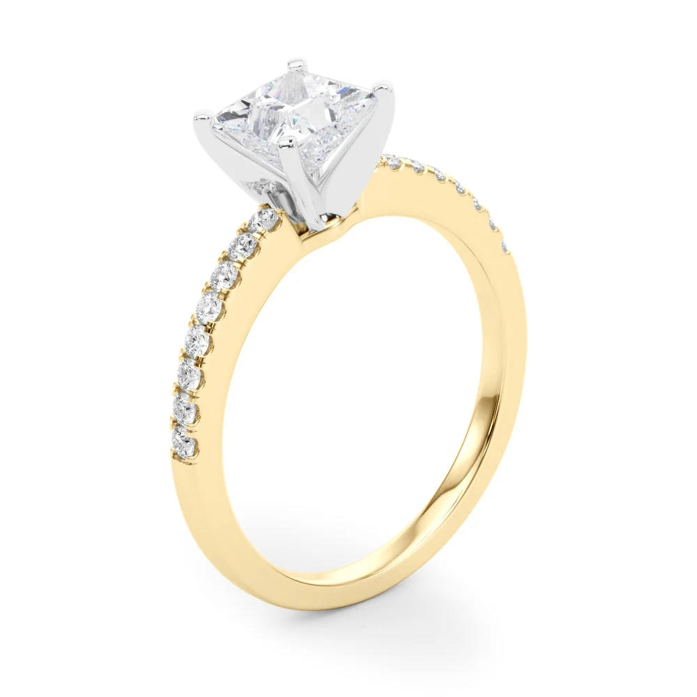 Single Row Diamond Engagement Ring - Image 82