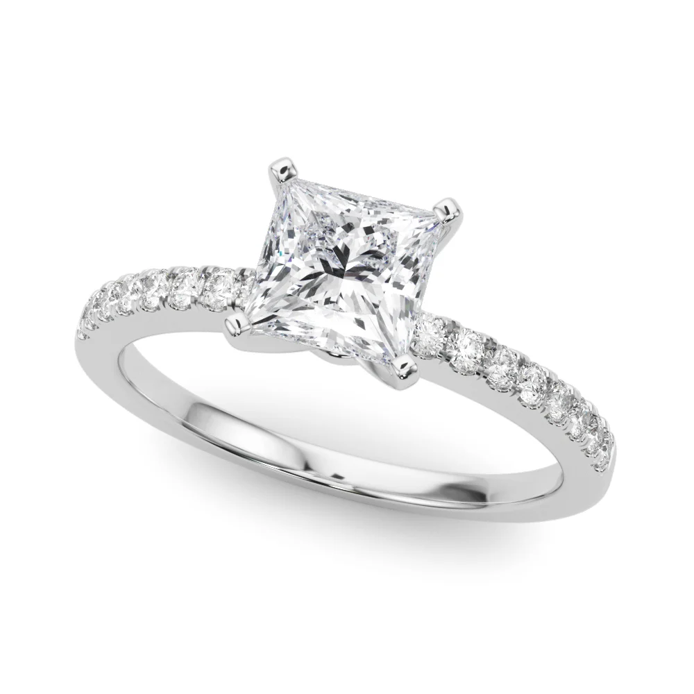 Single Row Diamond Engagement Ring - Image 73