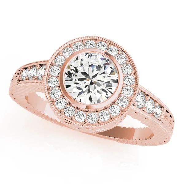 ENGAGEMENT RINGS HALO ROUND - Image 7
