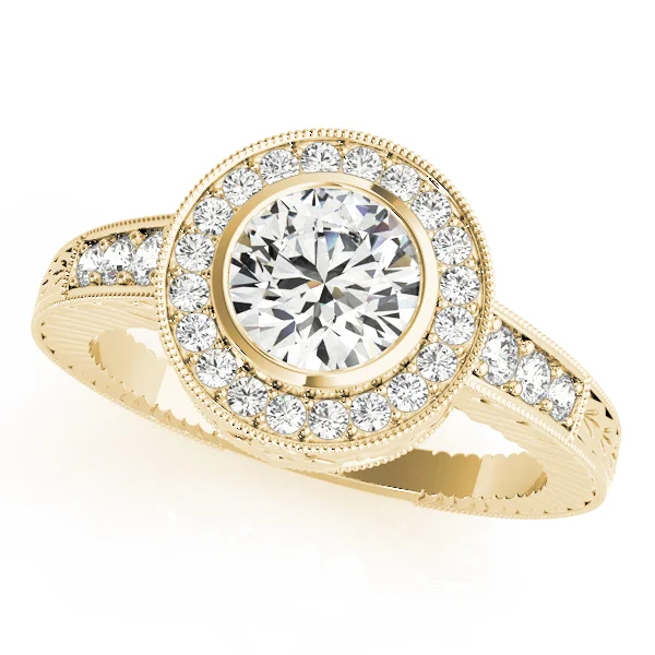 ENGAGEMENT RINGS HALO ROUND - Image 4